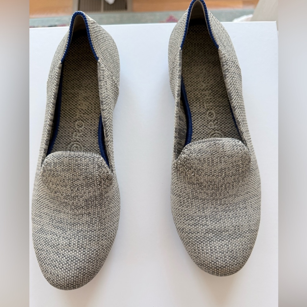 Rothy’s Gray Textured Slip-On Shoes